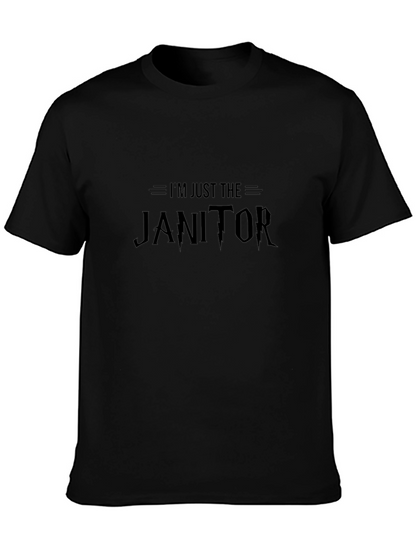 Camiseta Negra: Solo Soy el Conserje