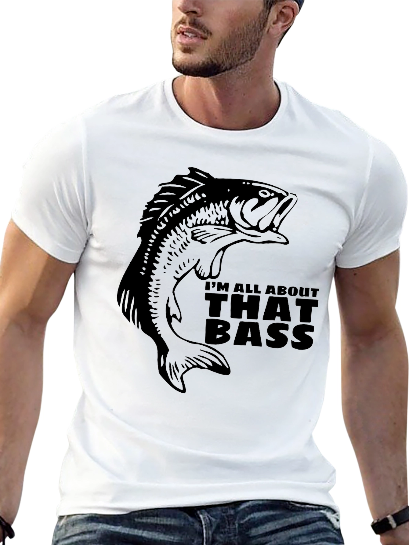Camiseta Negra Im All About That Bass Pesca