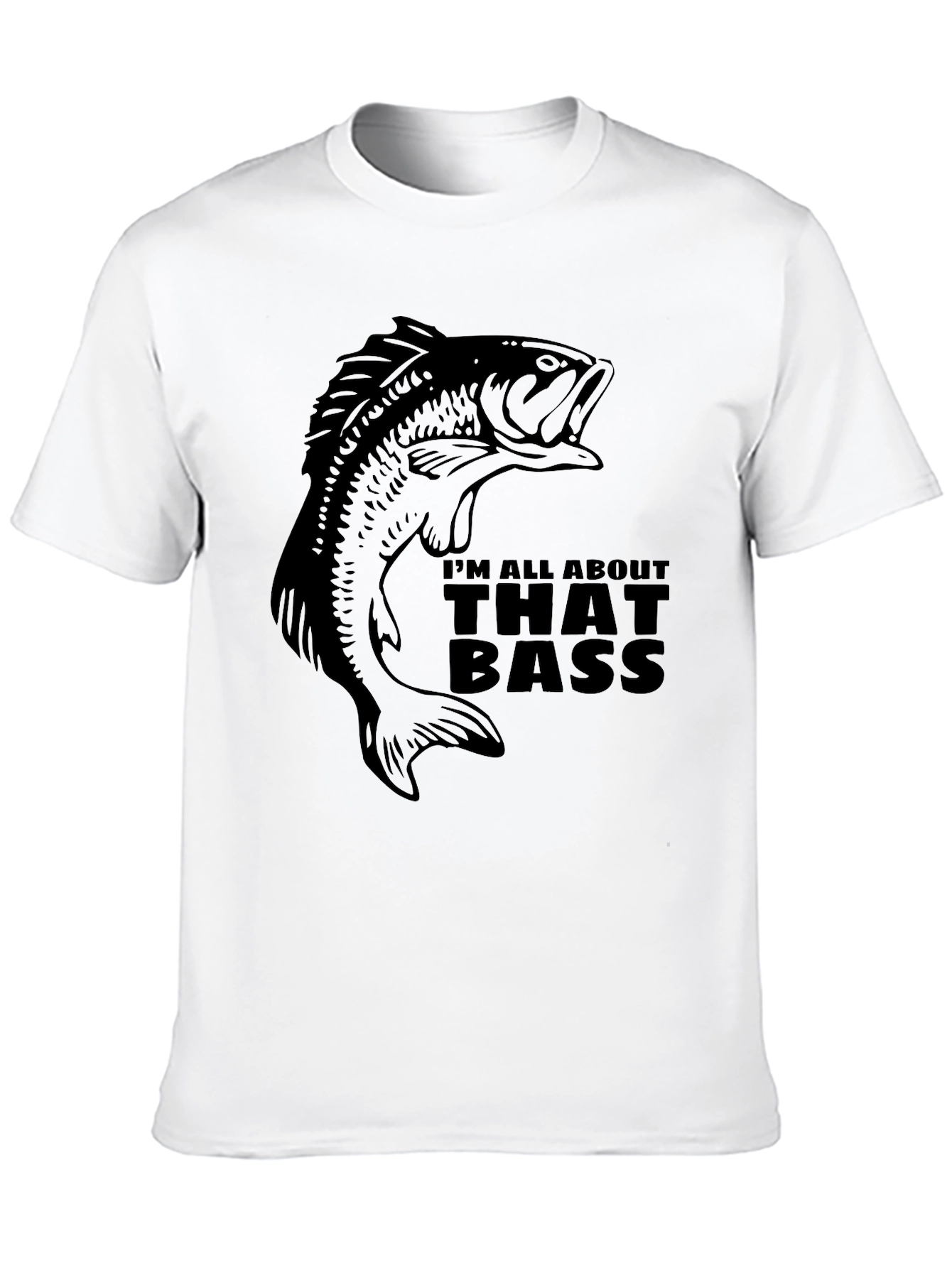 Camiseta Negra Im All About That Bass Pesca