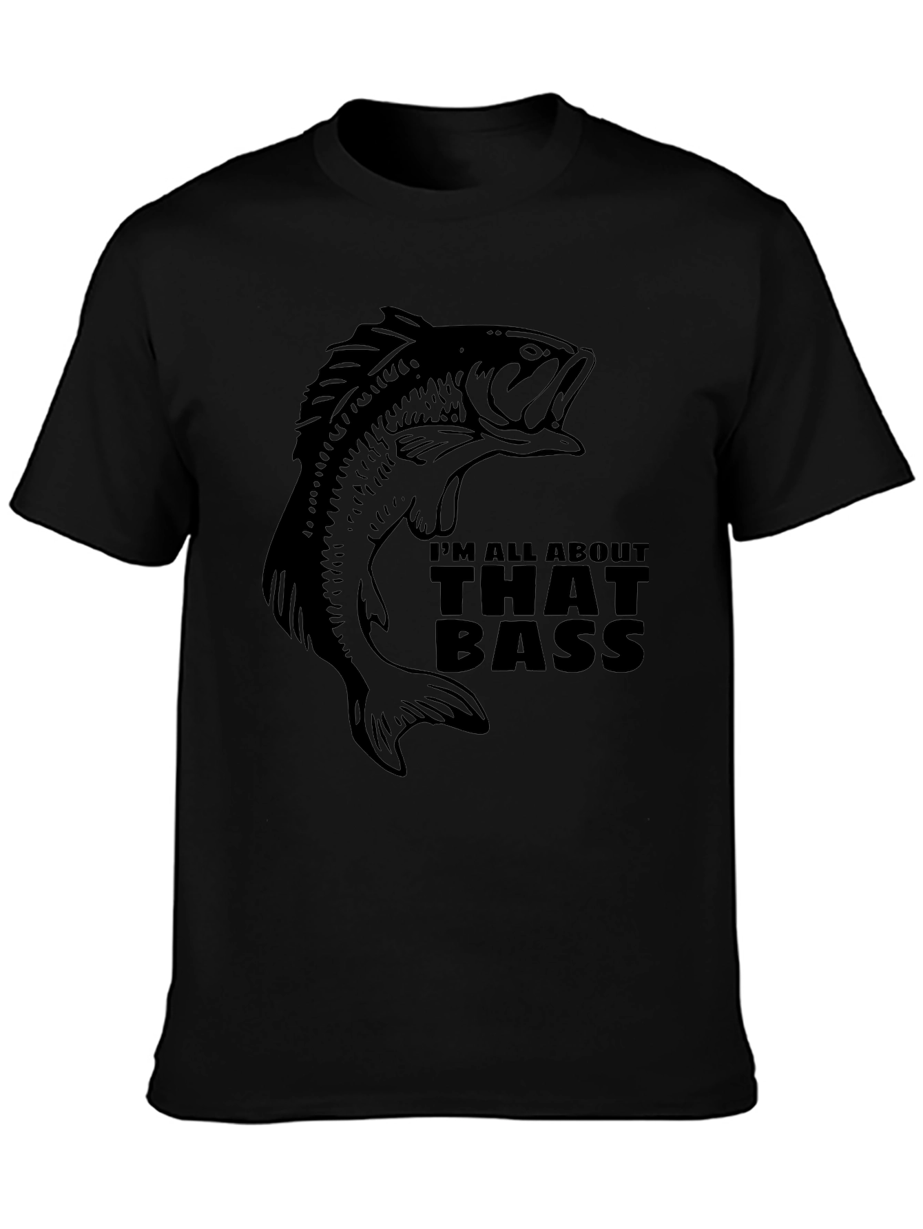 Camiseta Negra Im All About That Bass Pesca