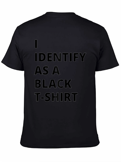 Camiseta Negra: Me Identifico Como Una Camiseta Negra