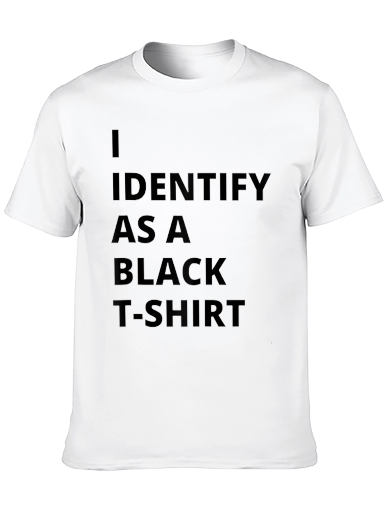 Camiseta Negra: Me Identifico Como Una Camiseta Negra
