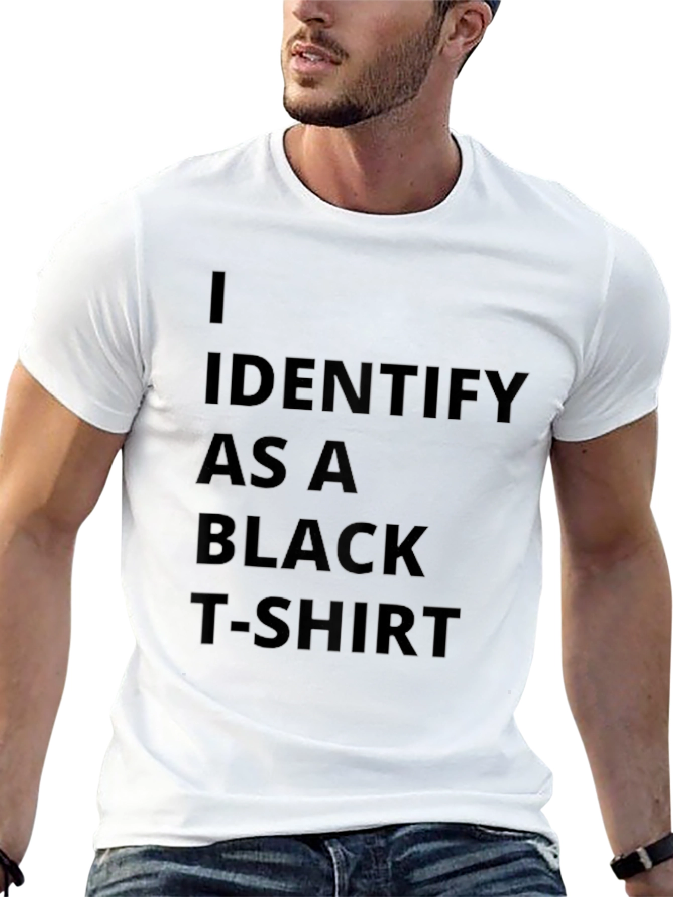 Camiseta Negra: Me Identifico Como Una Camiseta Negra