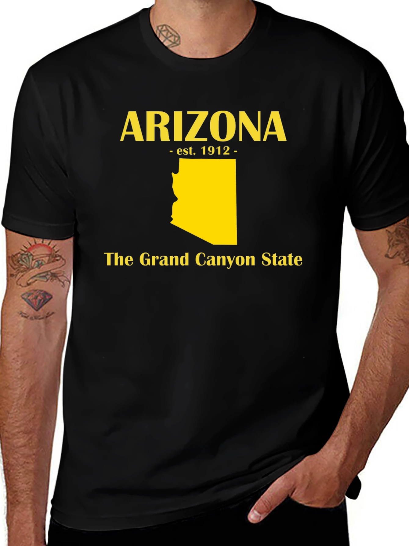 Camiseta Arizona: Estado del Gran Cañón - Diseño Único
