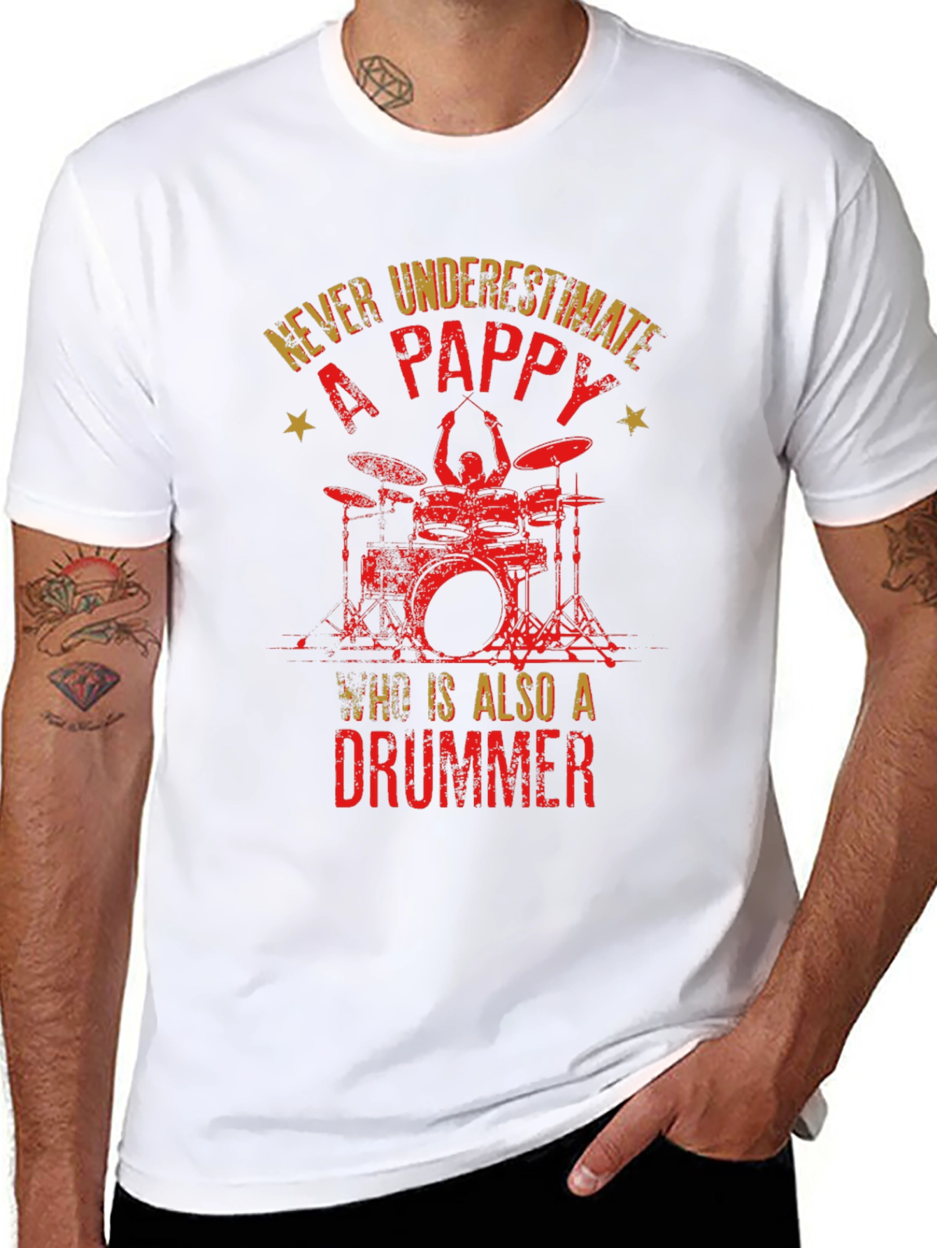 Camiseta Negra Pappy Drummer