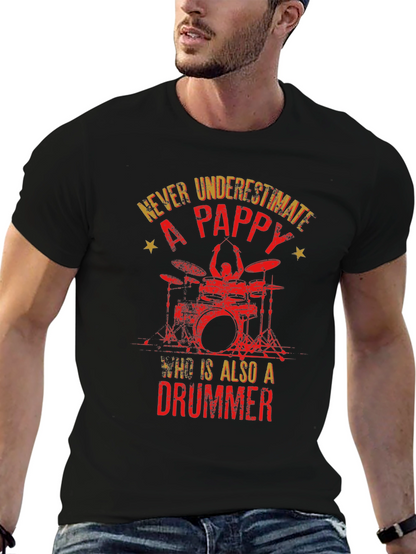 Camiseta Negra Pappy Drummer