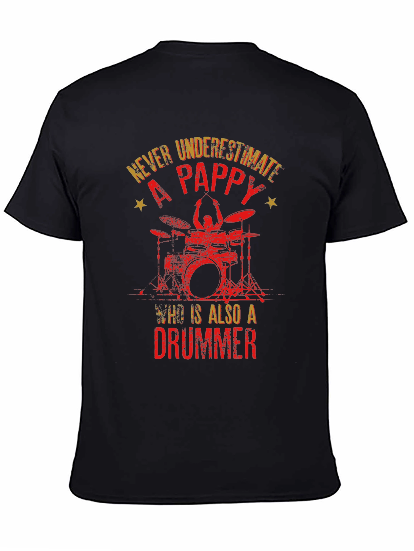 Camiseta Negra Pappy Drummer