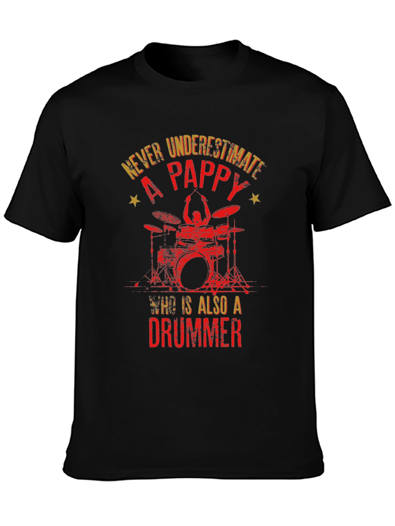 Camiseta Negra Pappy Drummer