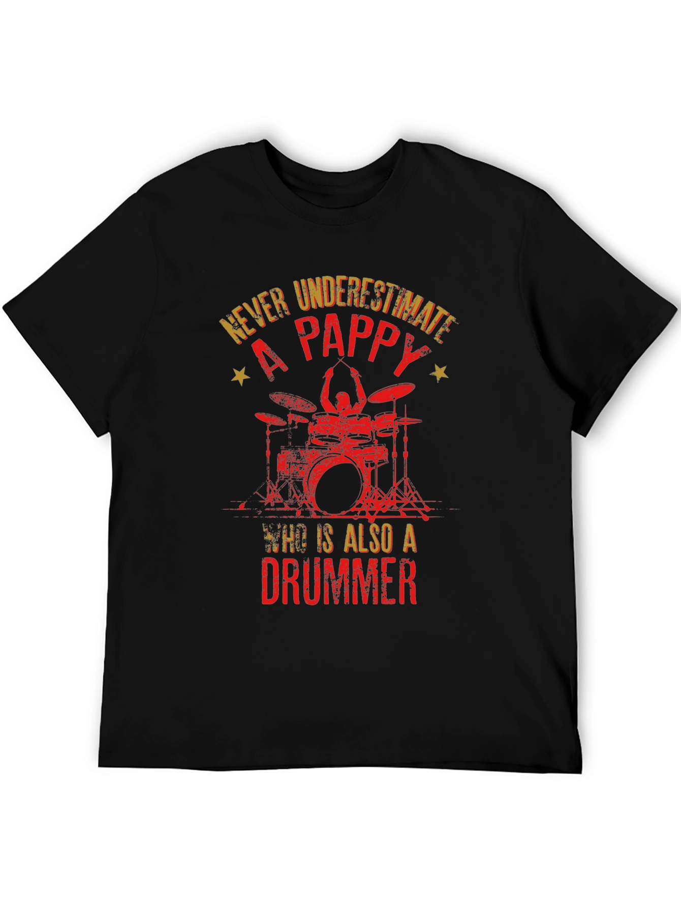 Camiseta Negra Pappy Drummer