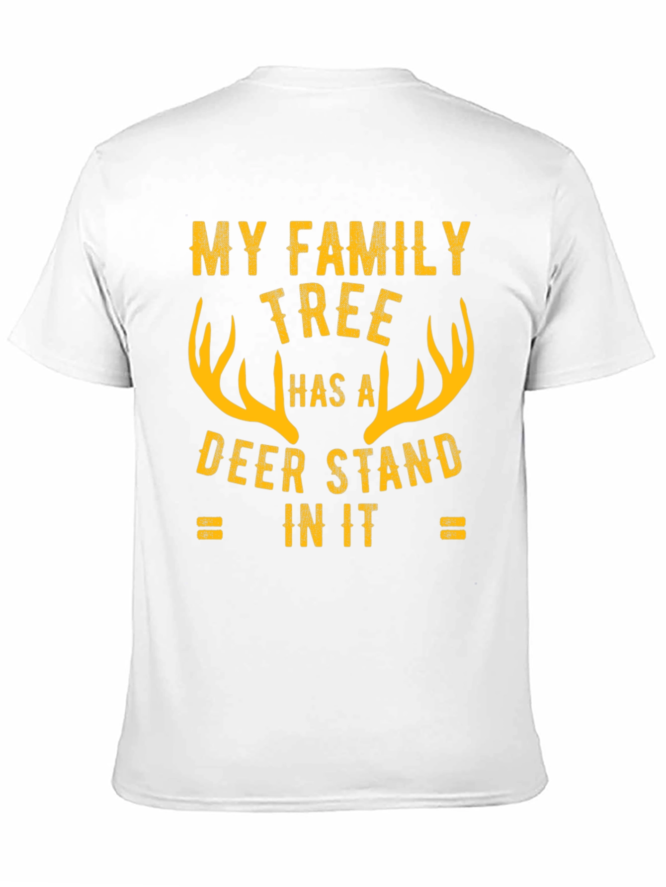 Camiseta Negra Árbol Genealógico de Caza