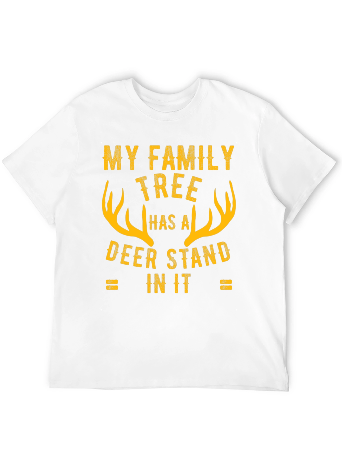 Camiseta Negra Árbol Genealógico de Caza