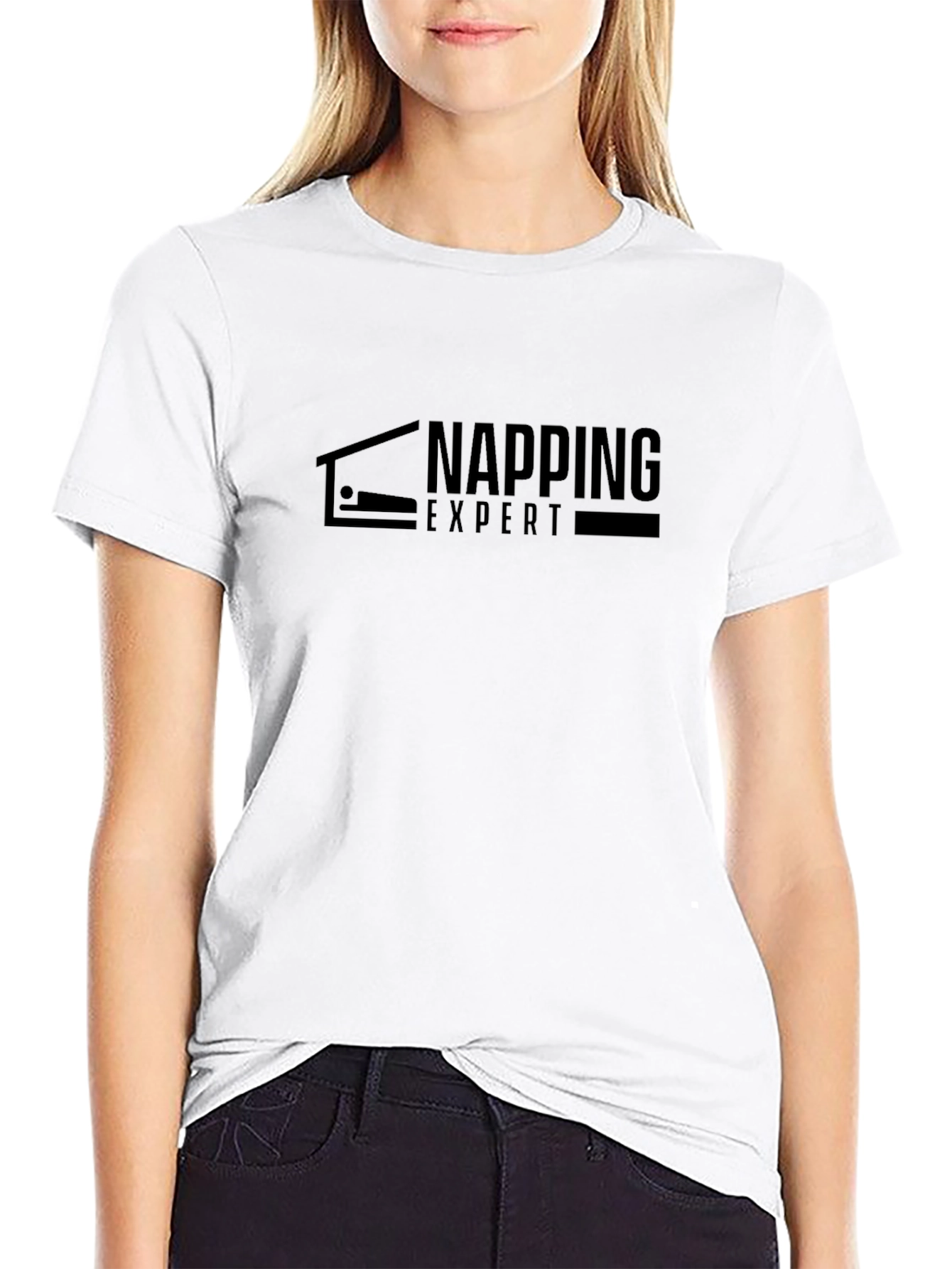 Camiseta Negra Experto en Siestas