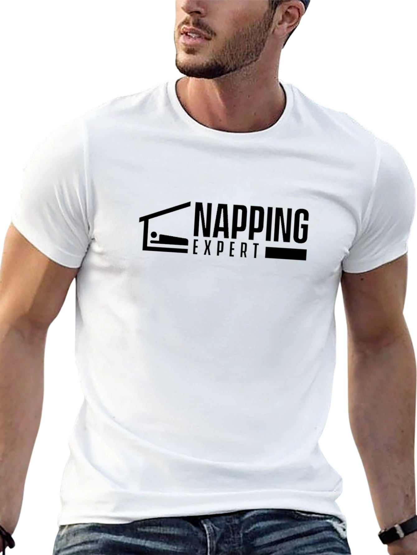 Camiseta Negra Experto en Siestas