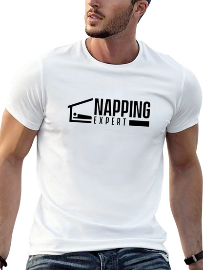 Camiseta Negra Experto en Siestas