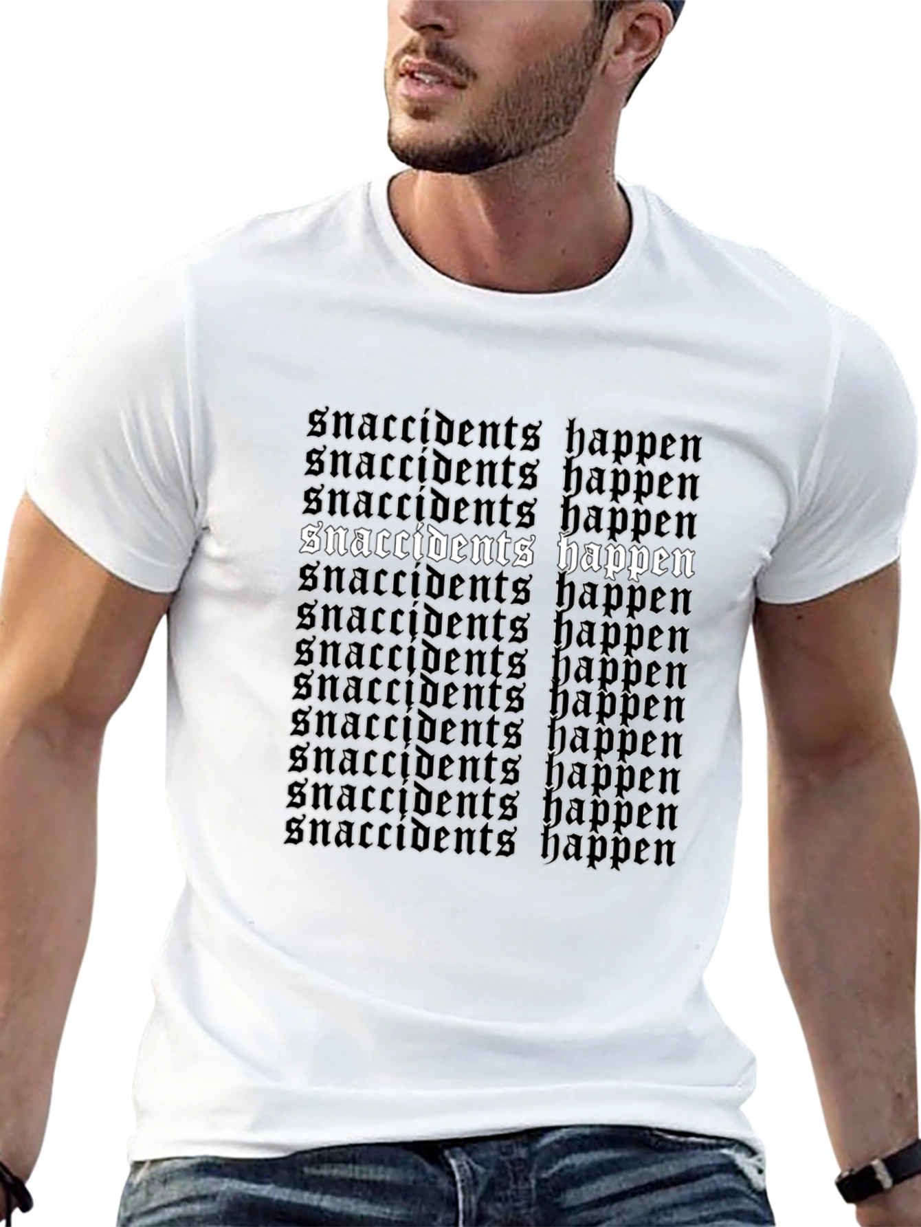 Camiseta Negra Snaccident Happens