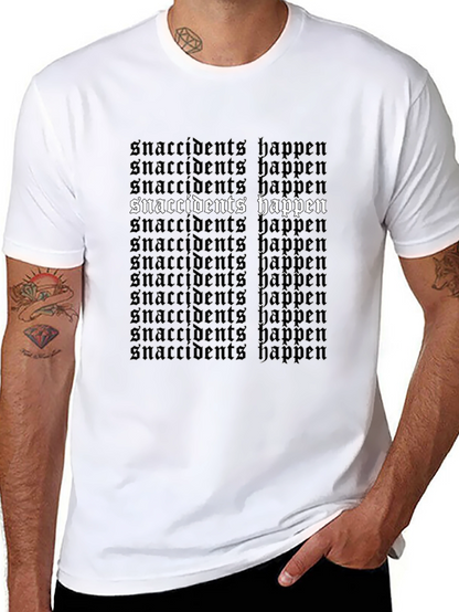 Camiseta Negra Snaccident Happens