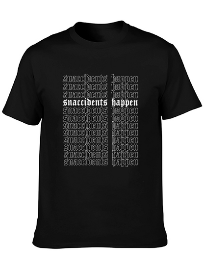 Camiseta Negra Snaccident Happens