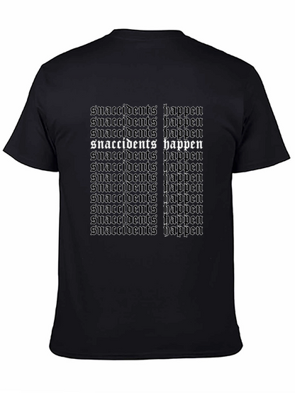 Camiseta Negra Snaccident Happens
