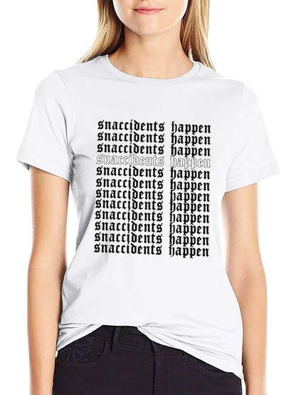 Camiseta Negra Snaccident Happens