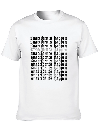 Camiseta Negra Snaccident Happens