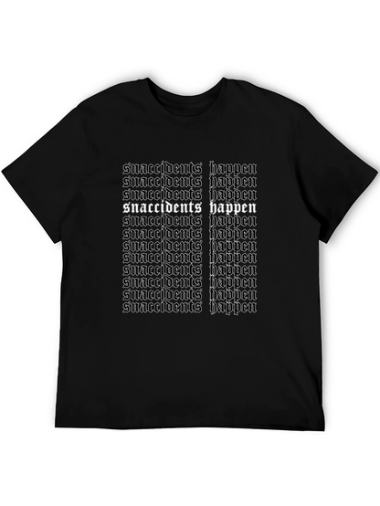 Camiseta Negra Snaccident Happens