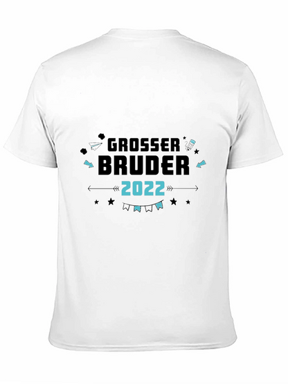 Camiseta Negra Grosser Bruder 2022 para Hermano Mayor