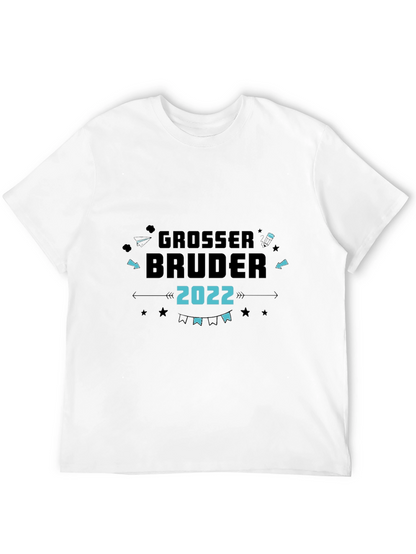 Camiseta Negra Grosser Bruder 2022 para Hermano Mayor