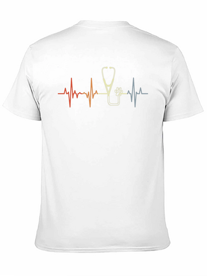 Camiseta Negra Latido Veterinaria