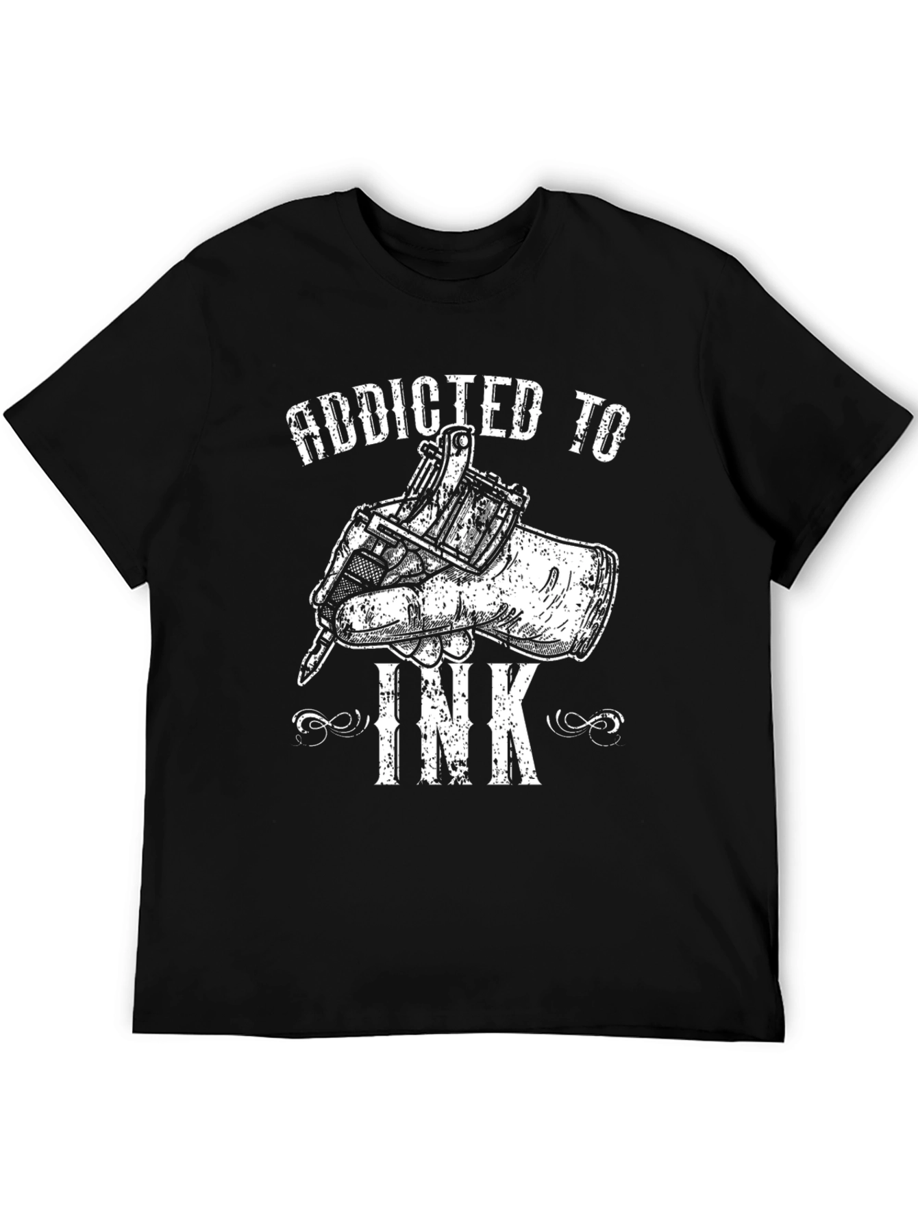 Camiseta Negra Addicted to Ink