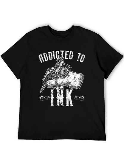 Camiseta Negra Addicted to Ink