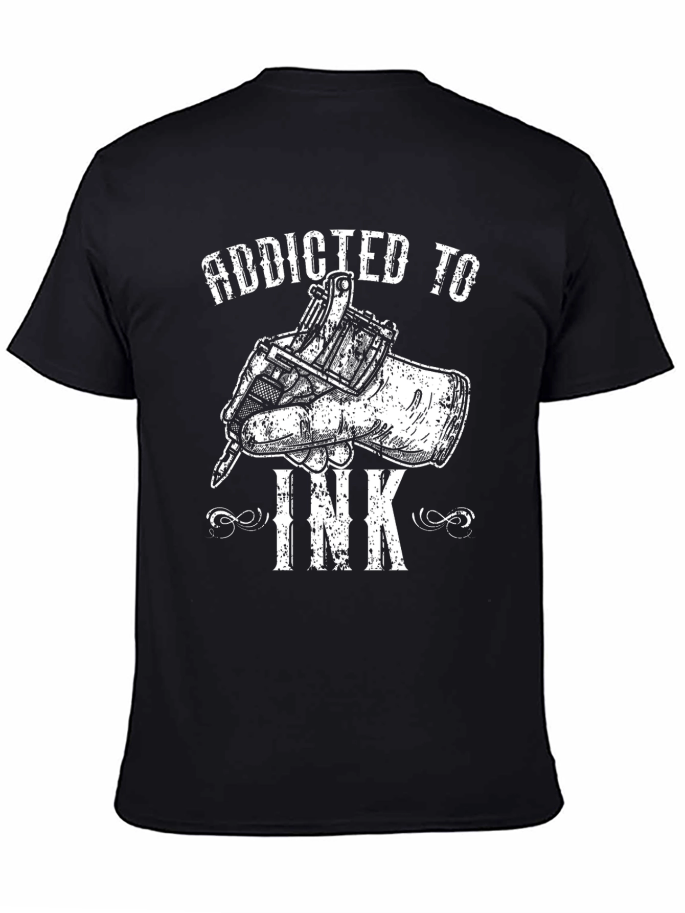 Camiseta Negra Addicted to Ink