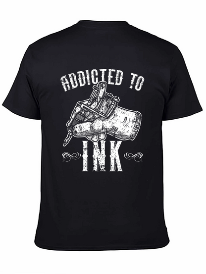 Camiseta Negra Addicted to Ink