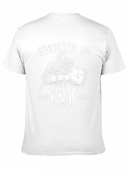 Camiseta Negra Addicted to Ink