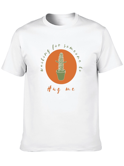 Camiseta Hombre Cactus Hug Me