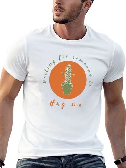 Camiseta Hombre Cactus Hug Me