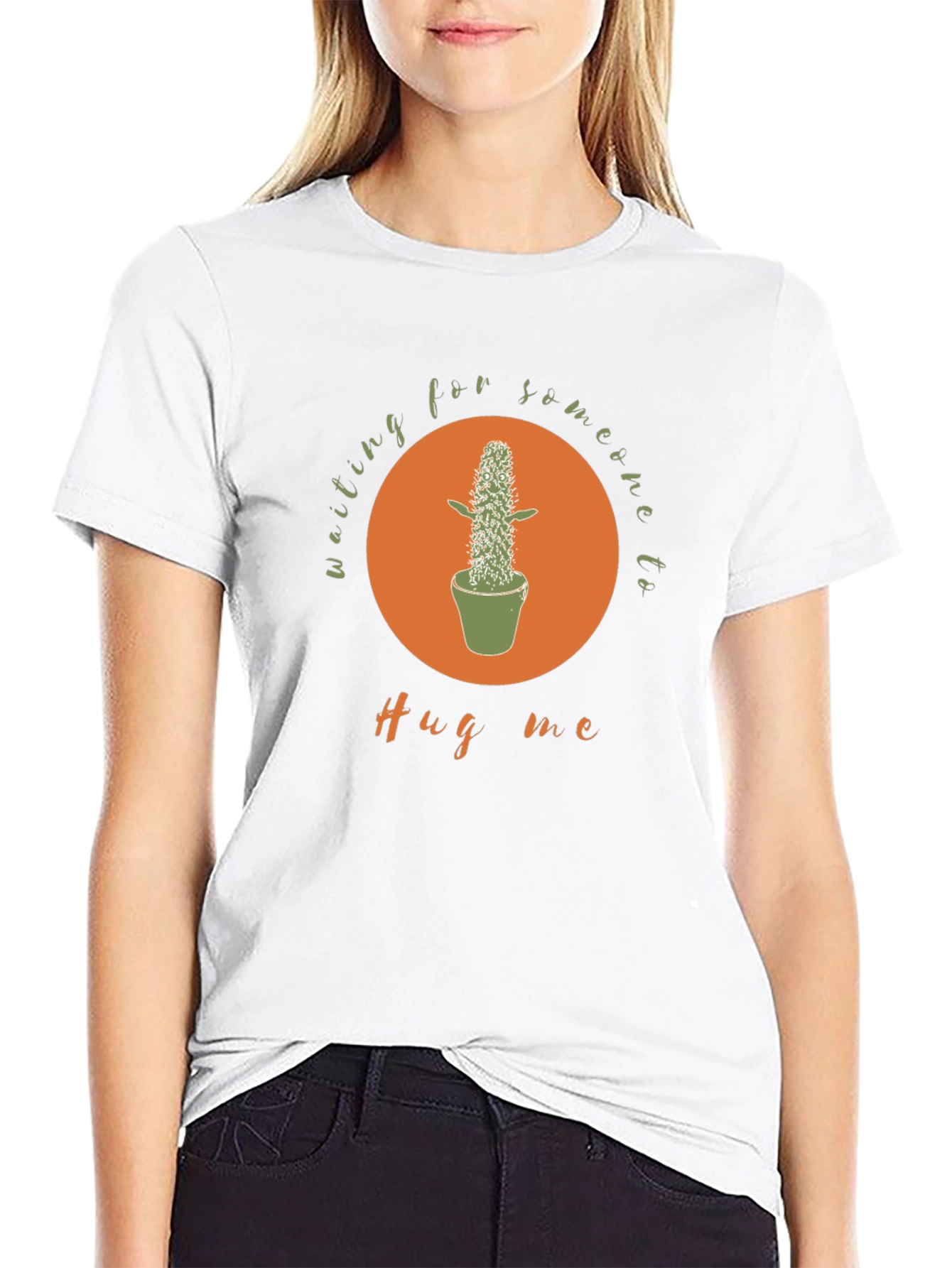 Camiseta Hombre Cactus Hug Me