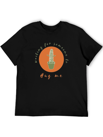 Camiseta Hombre Cactus Hug Me