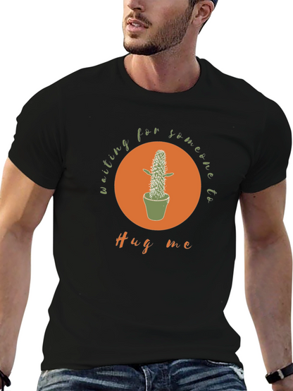 Camiseta Hombre Cactus Hug Me
