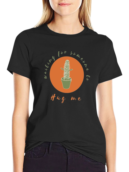 Camiseta Hombre Cactus Hug Me