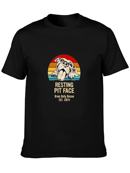 Camiseta Resting Pit Face Brave Bully Rescue