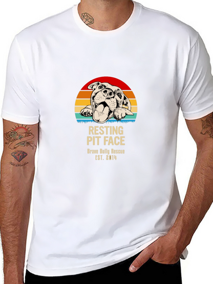 Camiseta Resting Pit Face Brave Bully Rescue
