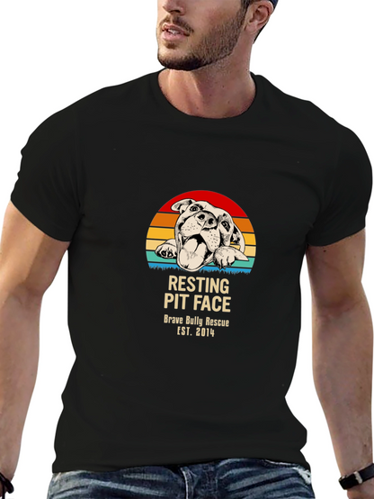 Camiseta Resting Pit Face Brave Bully Rescue