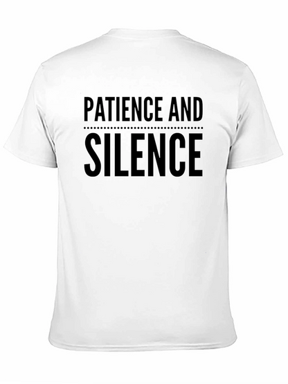 Camiseta Negra: Paciencia y Silencio