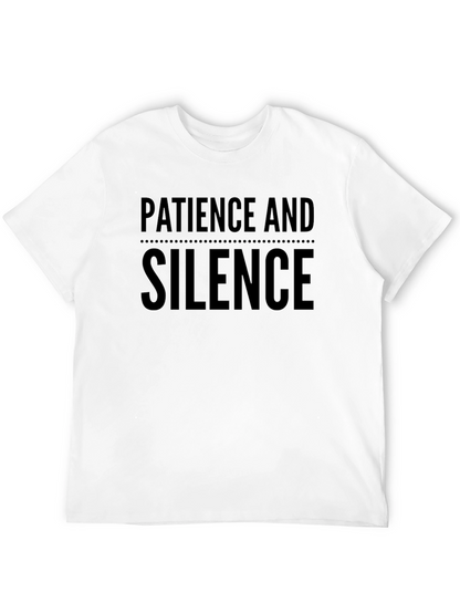 Camiseta Negra: Paciencia y Silencio