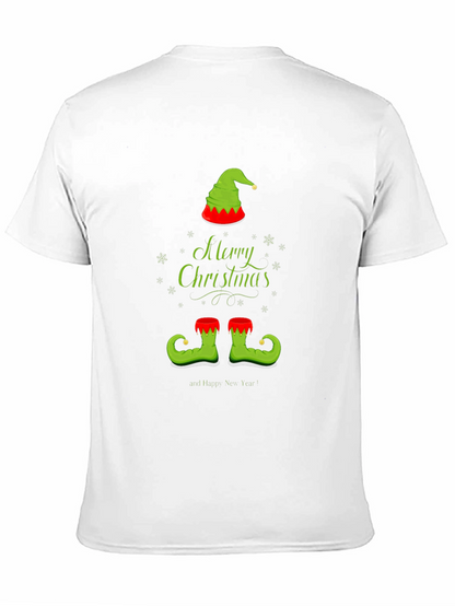 Camiseta Navideña con Diseño de Elfo Festivo