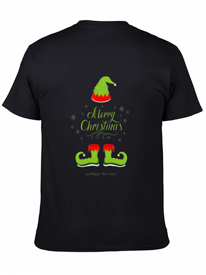 Camiseta Navideña con Diseño de Elfo Festivo