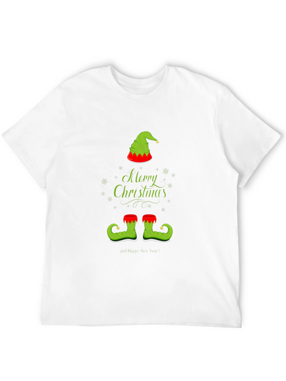 Camiseta Navideña con Diseño de Elfo Festivo
