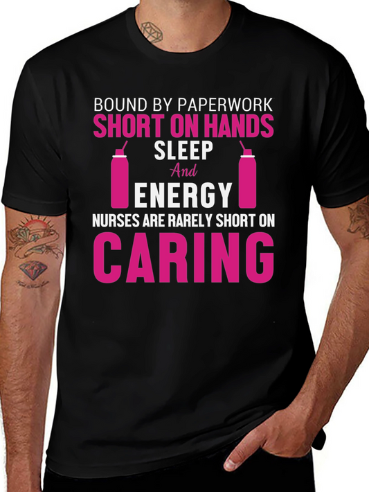 Camiseta Enfermeras Negra - Diseño Divertido