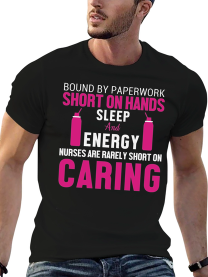 Camiseta Enfermeras Negra - Diseño Divertido