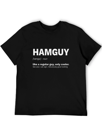 Camiseta Negra Hamguy: Definición Única y Estilo Casual